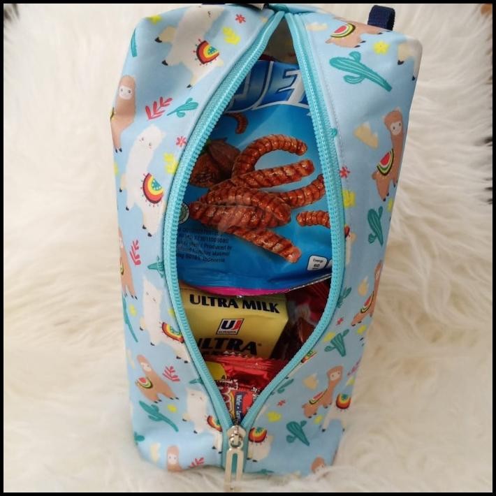 

HOT DEAL GOODIE BAG BLUE LLAMA SOUVENIR CANTIK MURAH TEMPAT SNACK ULANG TAHUN !!!!!