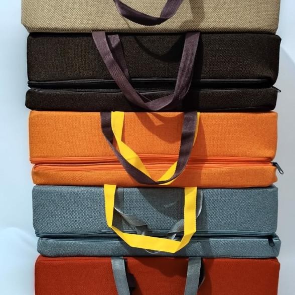 Bantal Meditasi Lipat Alas Tempat Duduk Matras Meditasi Doa Yoga (L)