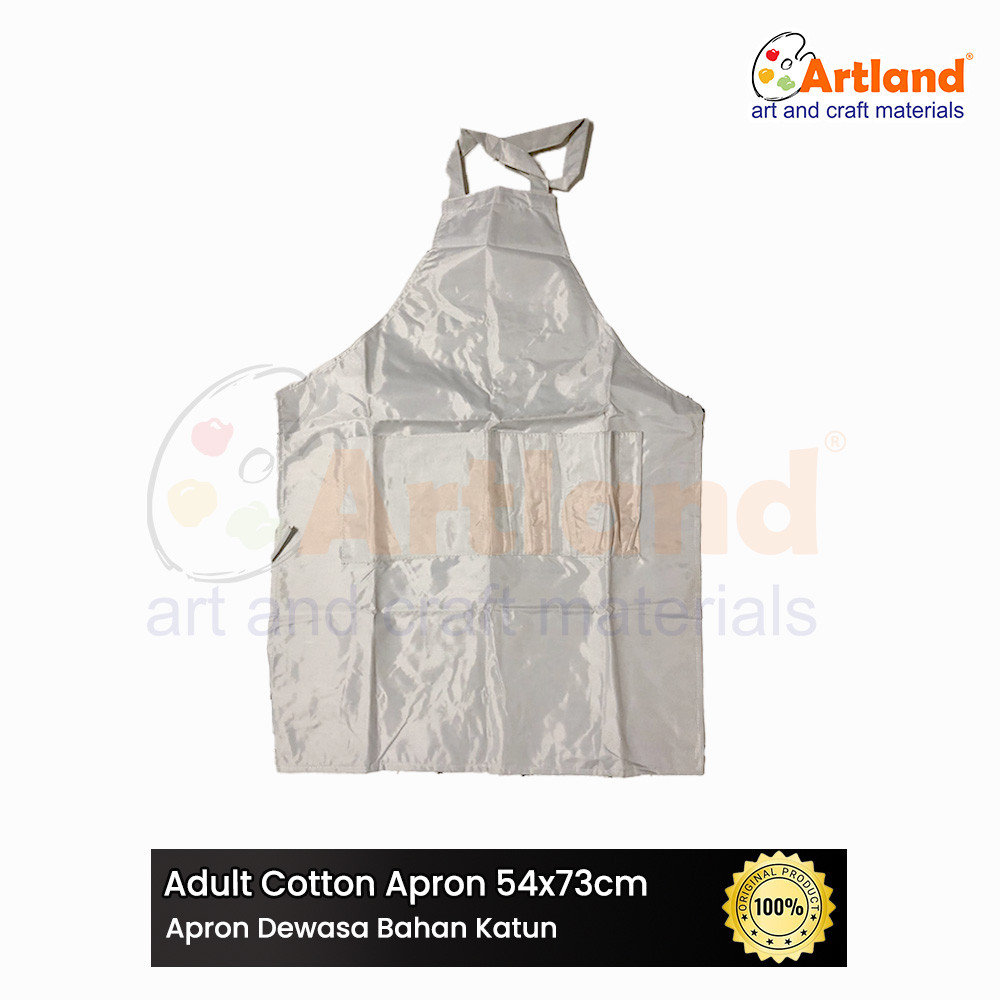 

Adult Cotton Apron - Celemek Katun Dewasa 54x73cm