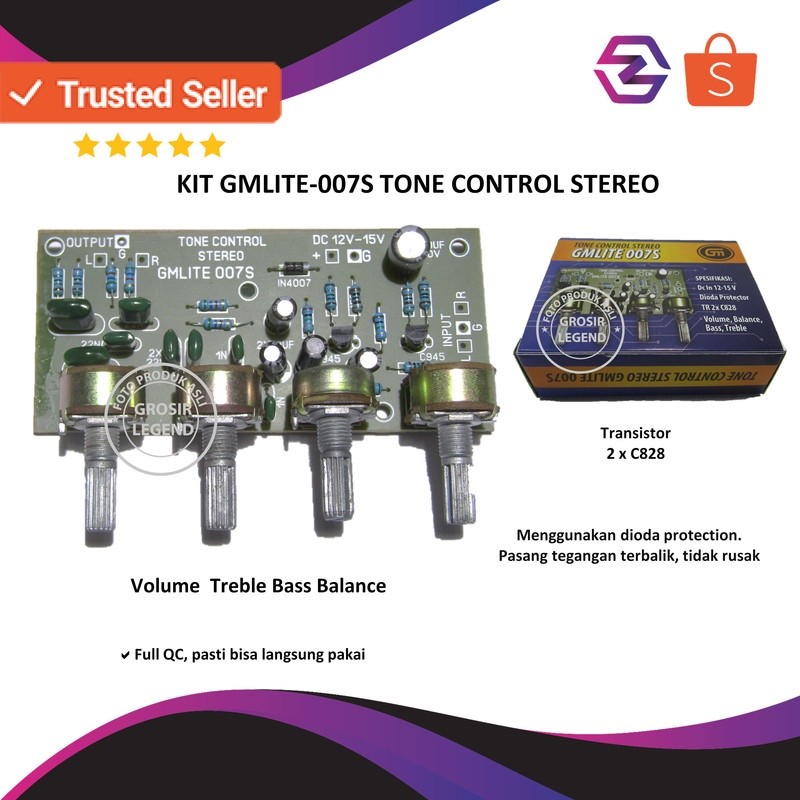 Tone control stereo GMLite 007S
