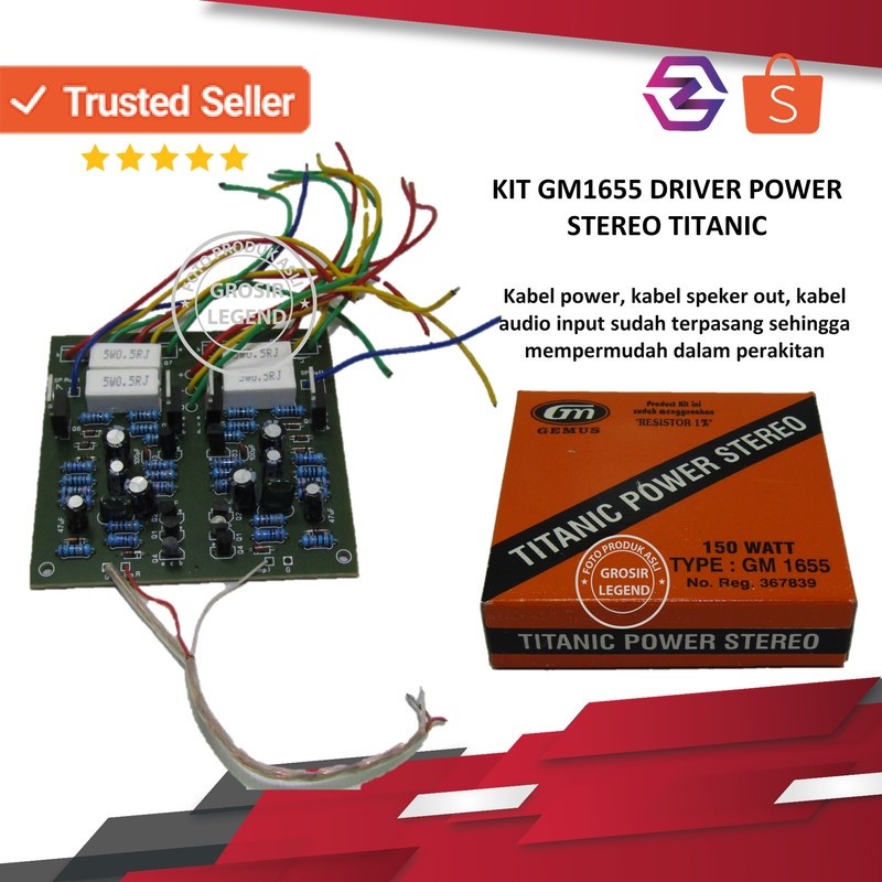 Kit driver power stereo Titanic GM 1655