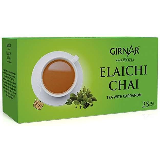 

favorit] GIRNAR ELAICHI CHAI TEA BAGS 37,5G(25 tea bags 1,5g) Tea With Cardamom