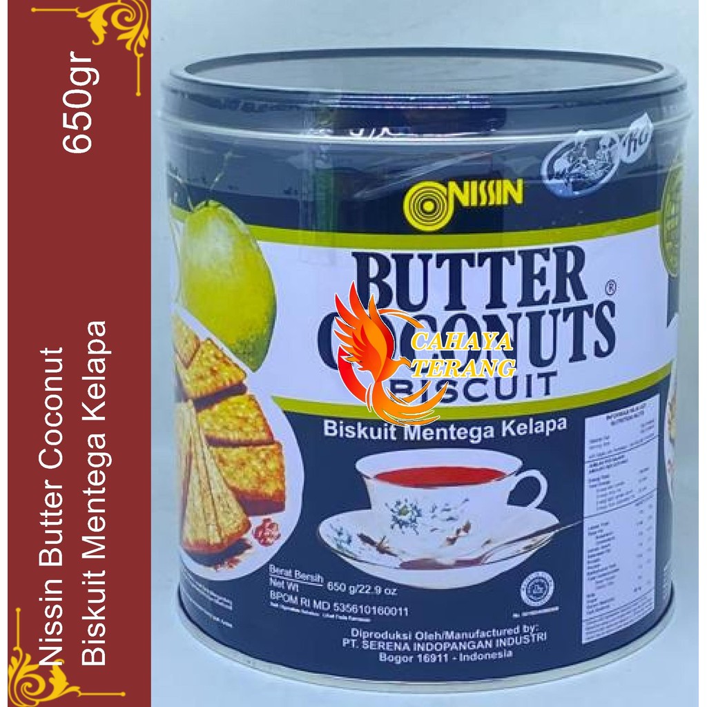 

Nissin Butter Coconut Biscuit 650gr Biskuit Mentega Kelapa Kaleng 650 gram