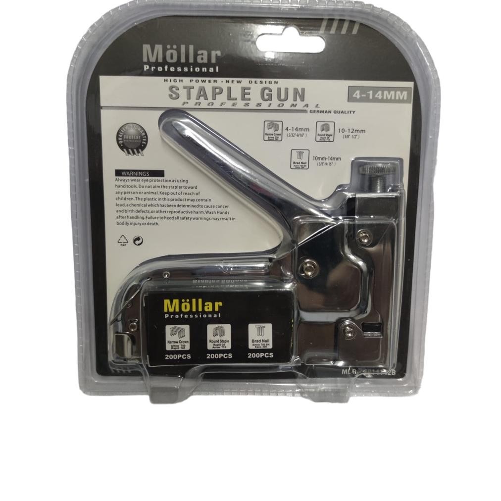 

SPECIAL Gun Tacker Alat Staples dan Paku Tembak 3in1 / Staple Gun Mollar 4-14mm er-87