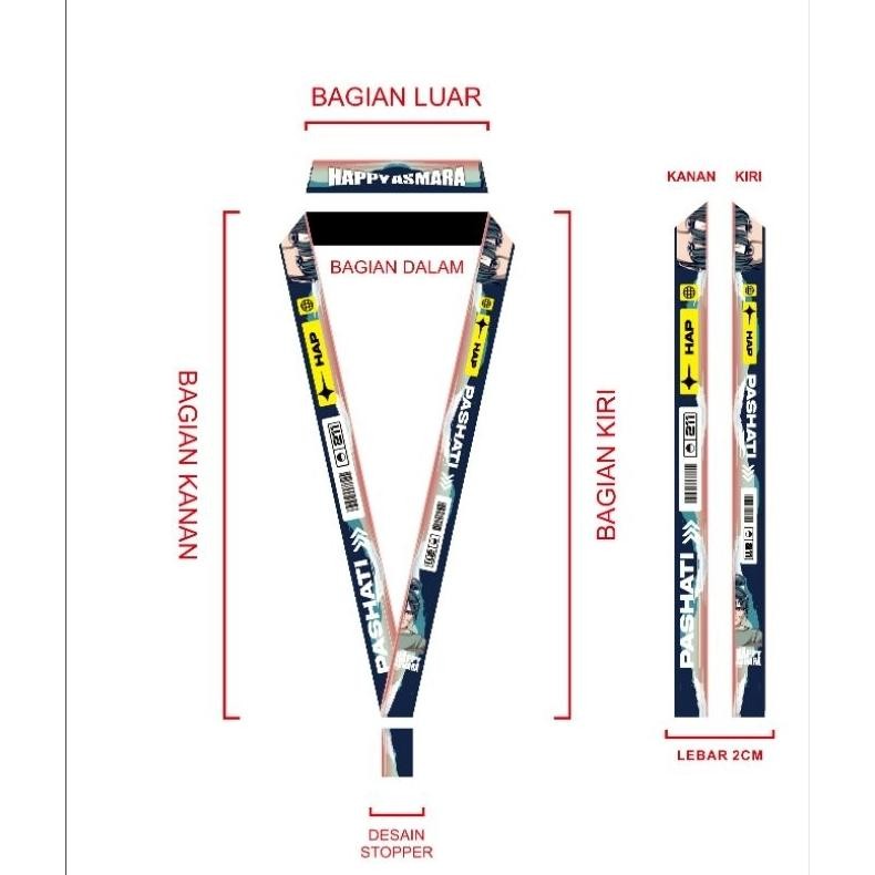 

et-12 Lanyard Happy Asmara 1 /Lanyard Pashati Viral