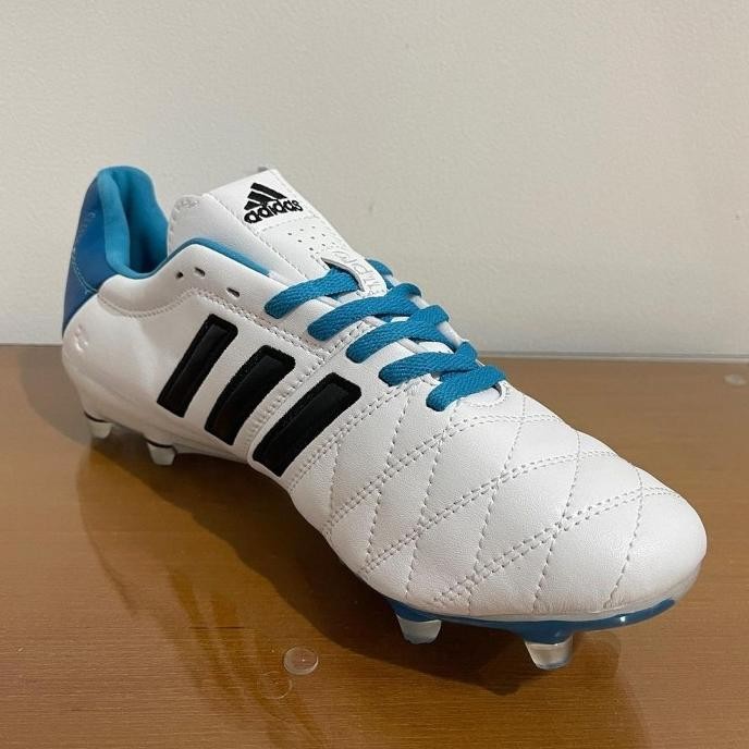 Sepatu Bola Adipure 11 Pro White Blue FG