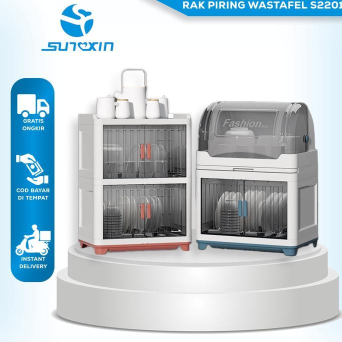 Sunxin  rak piring wastafel S2201/ rak cangkir /  rak piring Plastik /