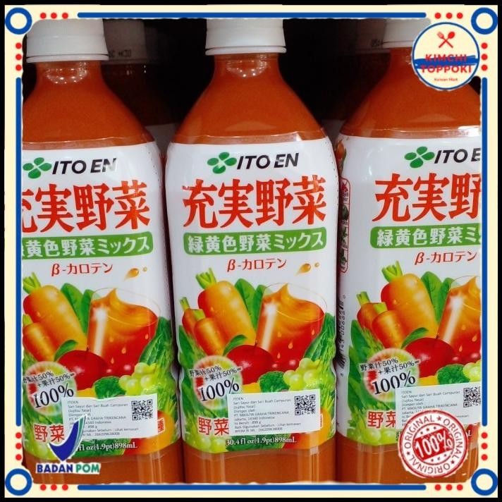 

Itoen Jyujitsu Yasai 898Ml (Sari Sayur Dan Sari Buah) Made In Japan