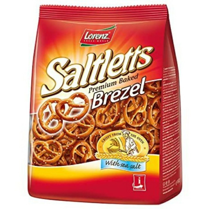 

Sna Pretzel Lorenz Saltllets Premium Baked Brezel With Sea Salt 150g