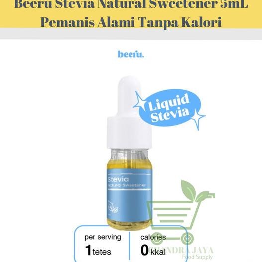 

Beeru Stevia Natural Sweetener 5Ml - Pemanis Ala Tanpa Kal