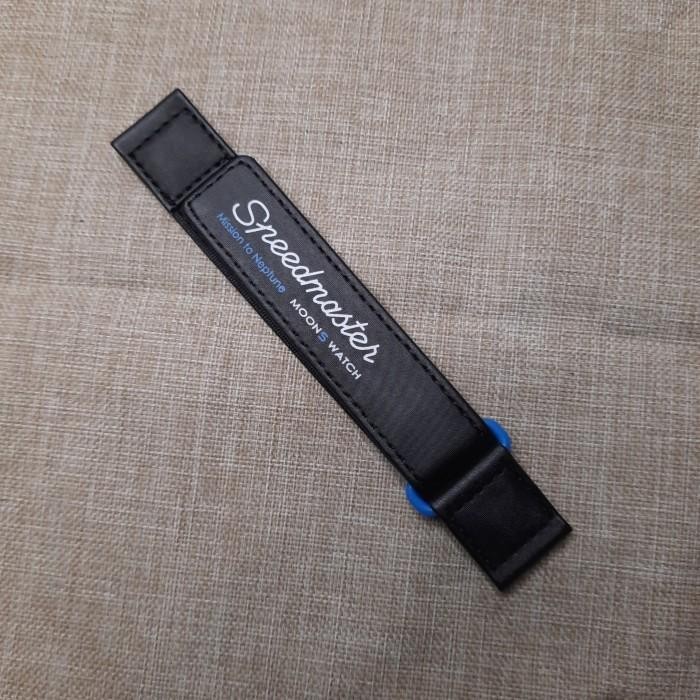 Tali Jam Tangan Omega Moon Swatch Nato Strap Velcro 20Mm