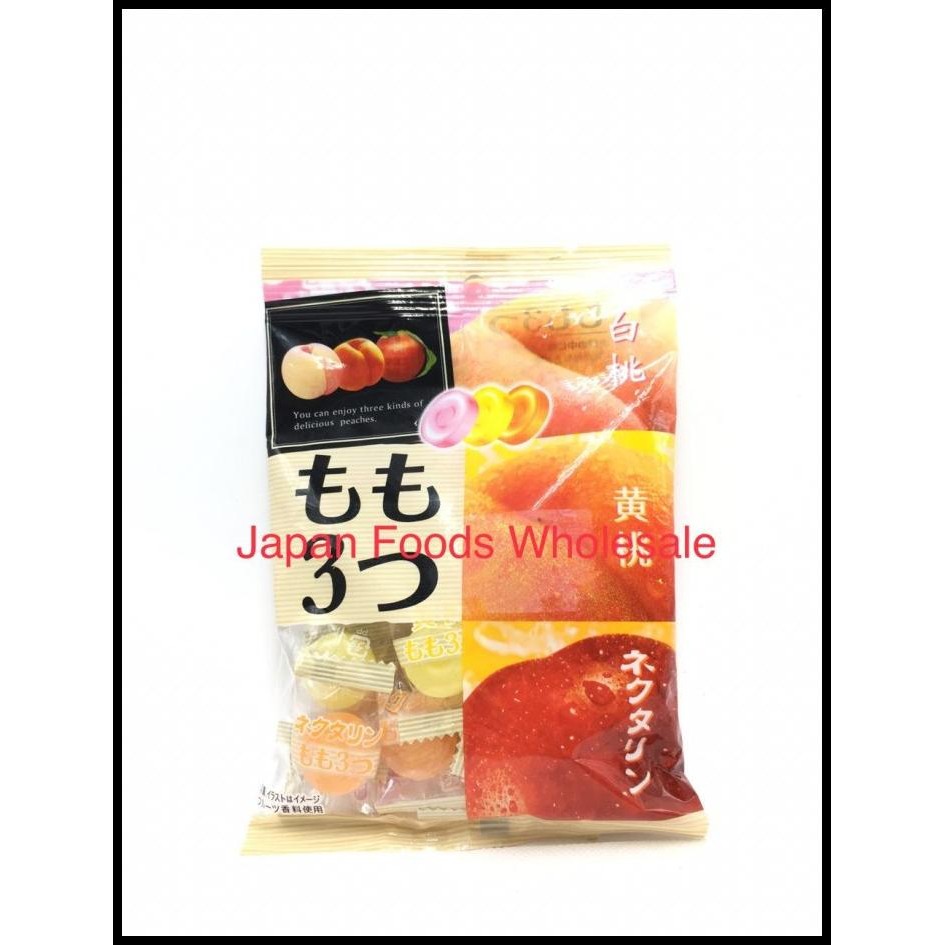 

Pine 3 Peach Candy 85Gr / Permen Jepang / Permen