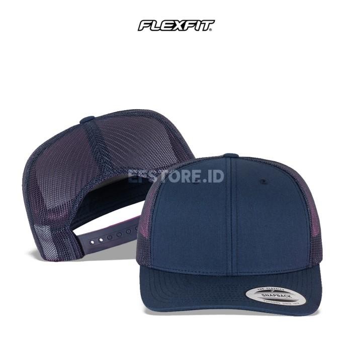 Topi Polos Jaring/Trucker Baseball Flexfit Yupoong 6606 Original