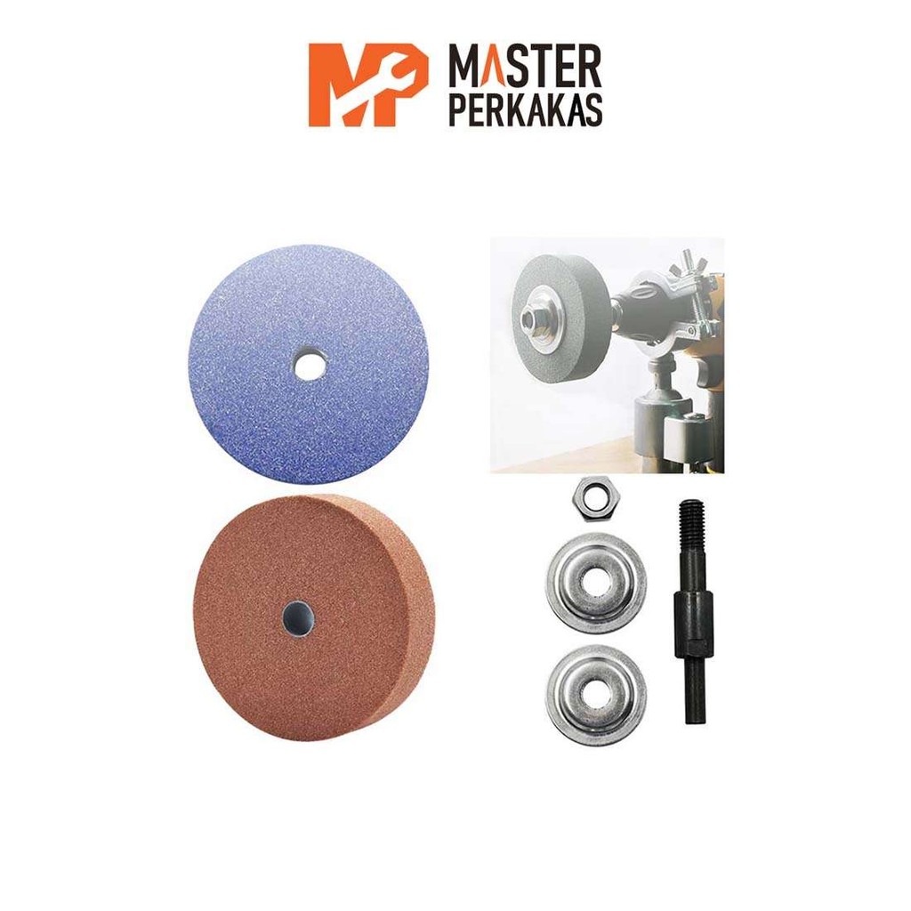 Mata Batu Asah Polish Gerinda MP / Polishing Spindle Adapter Bench Grinder Pengubah Mesin Bor Duduk 