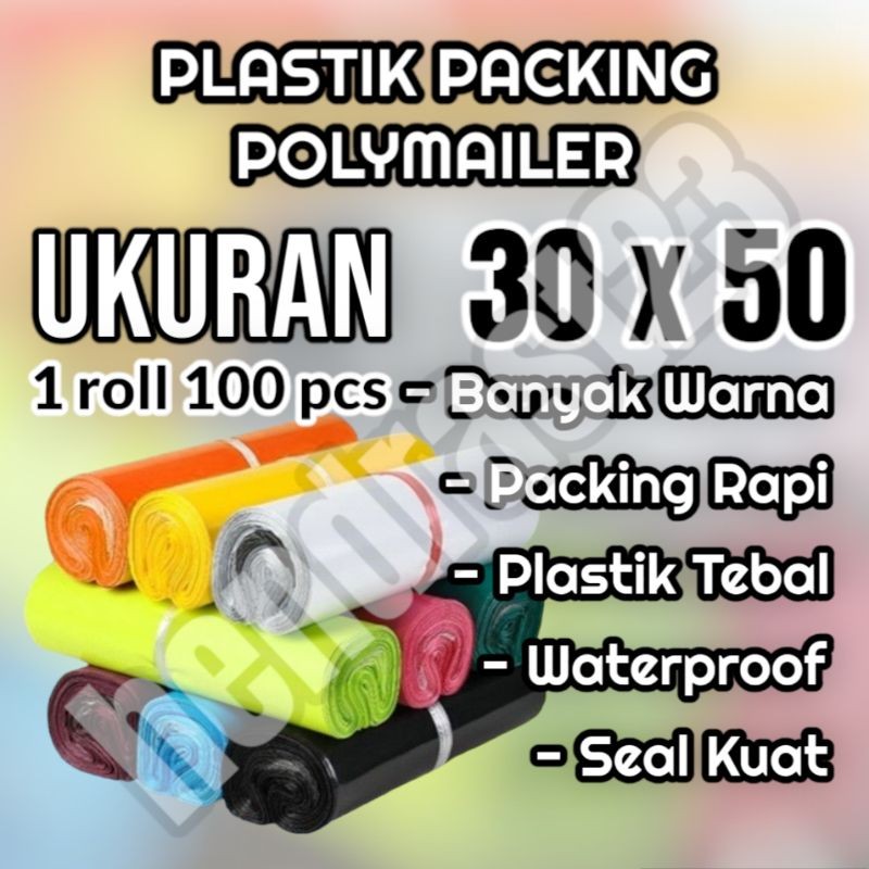 POLYMAILER 30X50 / POLIMER 30X50 / PLASTIK PACKING POLYMAILER 30 X 50 / PLASTIK POLYMAILER POLIMER /