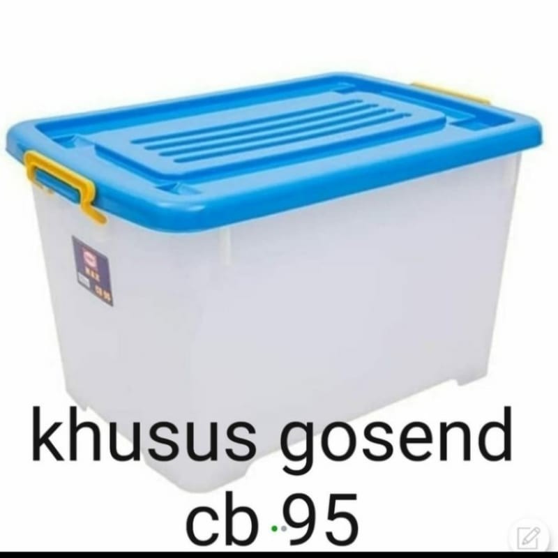 shinpo container box 95 liter/cb 95/kotak plastik