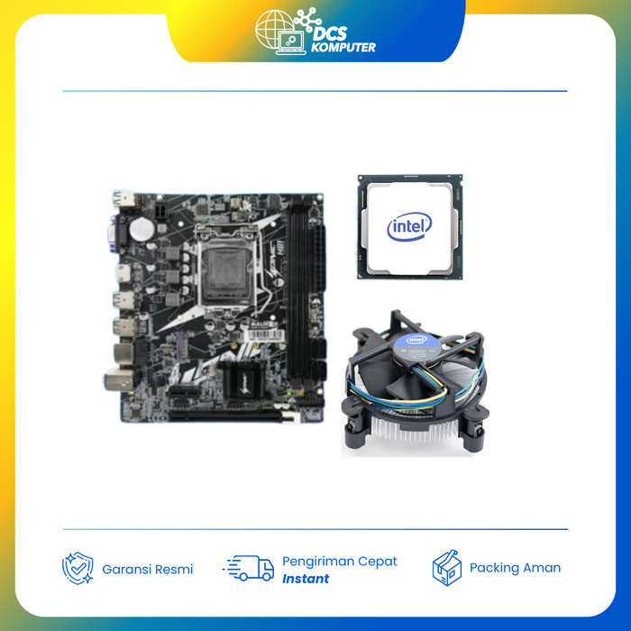 HARGA PAKET MOTHERBOARD H61 INTEL 1155 + CORE I5-3570+RAM