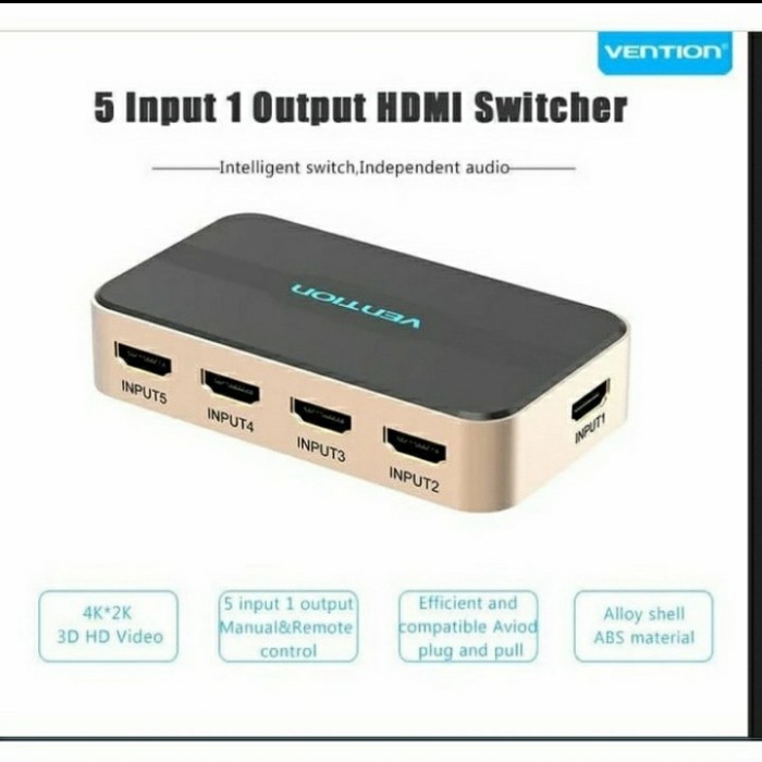 Vention HDMI Switcher 5 Port Full HD