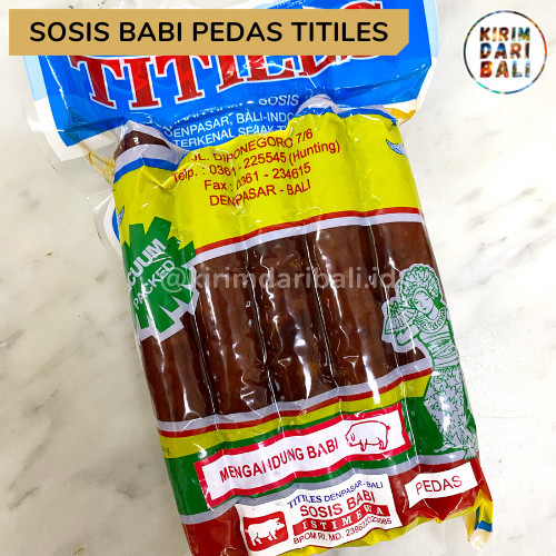 

Sosis Babi Titiles Pedas 500gr / Oleh Oleh Bali / Sosis Babi Bali