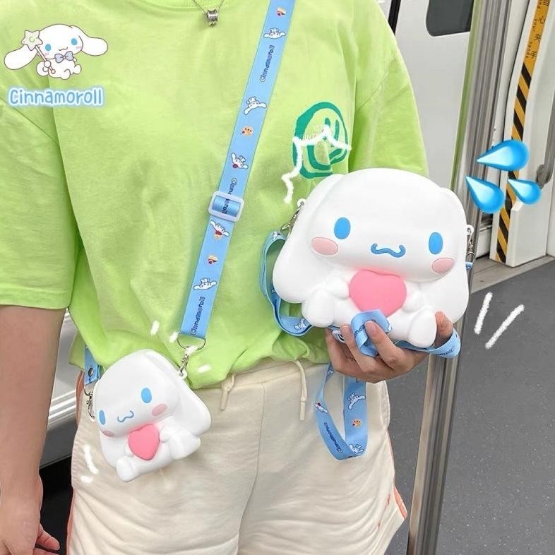 Trt Tas selempang boneka Sanrio yang lucu / Tas Selempang Lucu Anak Perempuan Anak Tas Selempang Per