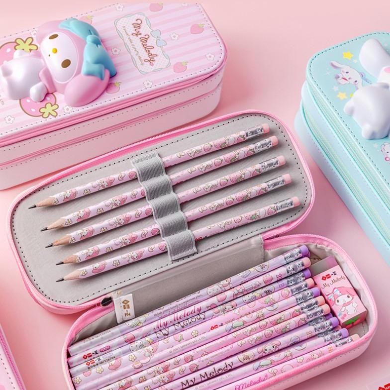 

Trt 3gaya Sanrio Lucu Mymelody Kuromi Cinnamoroll Alat Tulis Pensil Kasus Jari Tekan Pops Menghilangkan Stress Mahasiswa Pena Tas TERLARIS