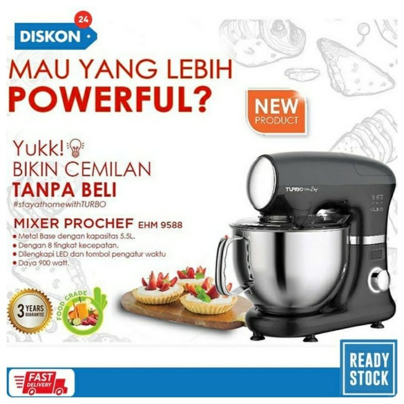 Stand Mixer Turbo Chef Pro EHM 9588