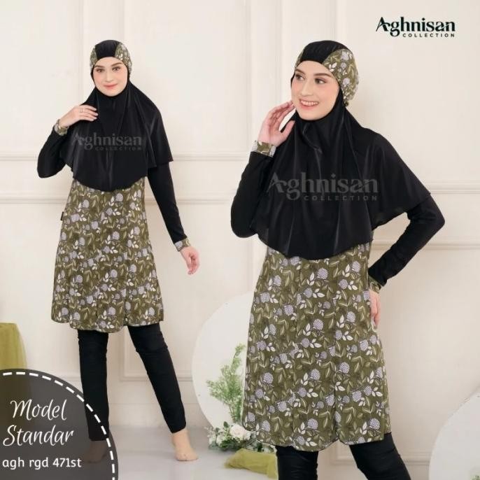 Baju renang muslimah standar SMLXL aghnisan collection