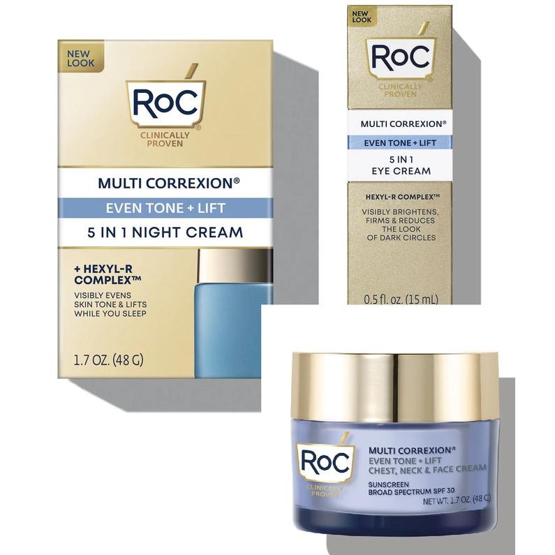 RoC Skincare MULTI CORREXION Even Tone + Lift Eye Night Cream SPF 30 __Nasara