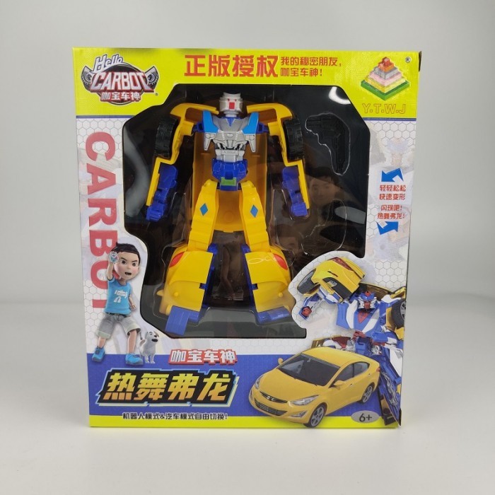 Licy Hello Mainan Action Figure Transformer Robot Carbot Penyelamat Giant