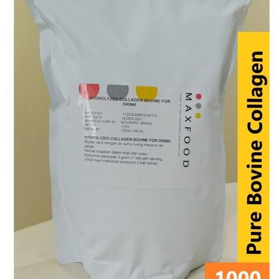 1 Kg - Pure Bovine Collagen Peptides/ Kolagen Bovine Murni