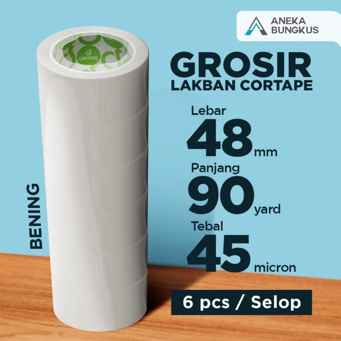 

Sale Lakban Isolasi Solatip Bening 48Mm X 90Y Lakban Packing 1 Selop