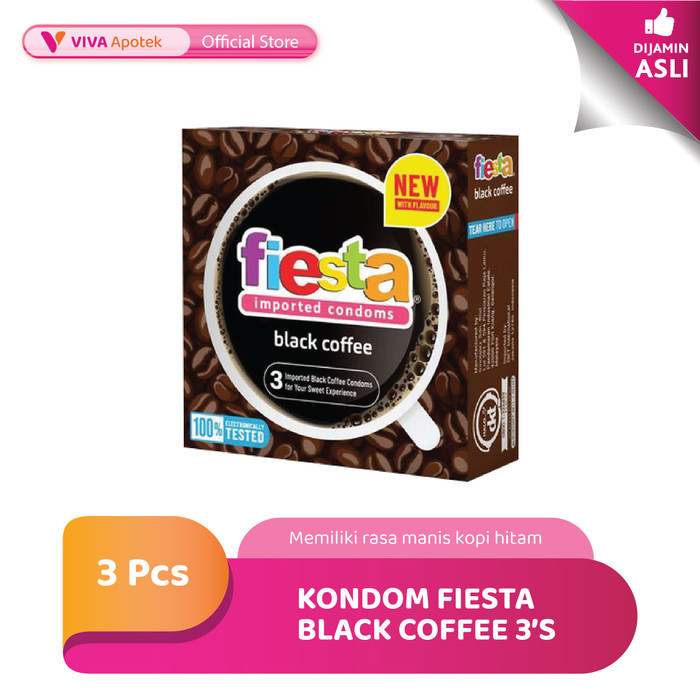 Kondom Fiesta Black Coffee (3 Pcs)