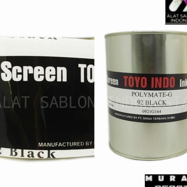 

Tinta Toyo Polymate Bla G92 Hitam Tinta Sablon Plastik 1Kg