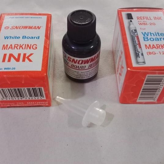

Tinta Refill Spidol Snowman White Board / Permanent Marking Ink
