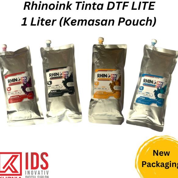 

Rhino Ink Tinta Dtf (Direct Transfer Film) 1 Liter Lite / Botol Bulat