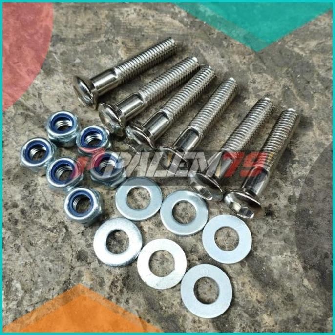 Spacer Gear Belakang KLX 250 Mur Baut Adaptor Gir Spaser KLX250 Baud 8