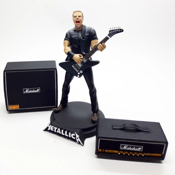 Action Figure James Hetfield Metallica Plus Sound Marshall Jcm 800