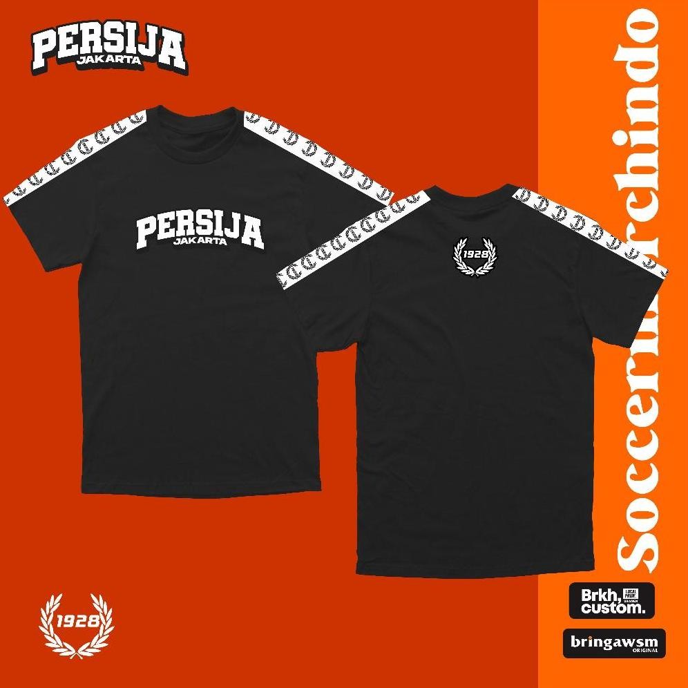 Terlaris Kaos Taping Casual Persija Jakarta The Jak Reguler Jumbo Neelsapparel