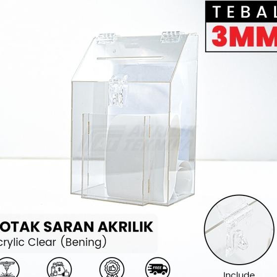 Kotak Saran Akrilik / Acrylic Kotak Amal