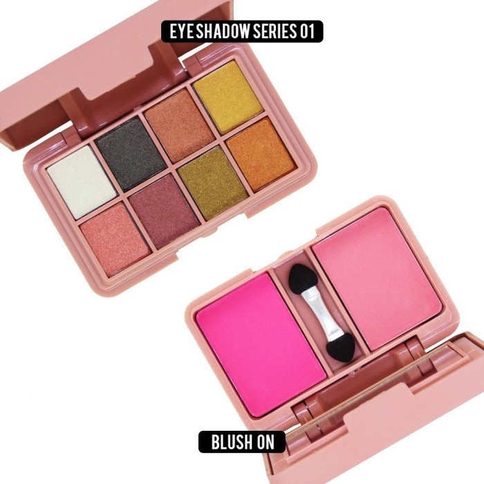 HARGA DISKON XI XIU 2 IN 1 EYESHADOW & BLUSH ON 8 COLORS EYESHADOW BPOM ORIGINAL