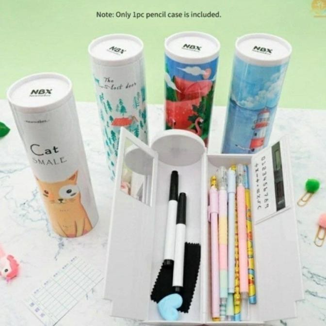 

fgk-45 tempat kotak pensil holder pensil aesthetic korea magnet kalkulator pencil holder calculator calculator magnetic mirror kaca cermin anak kids Sale