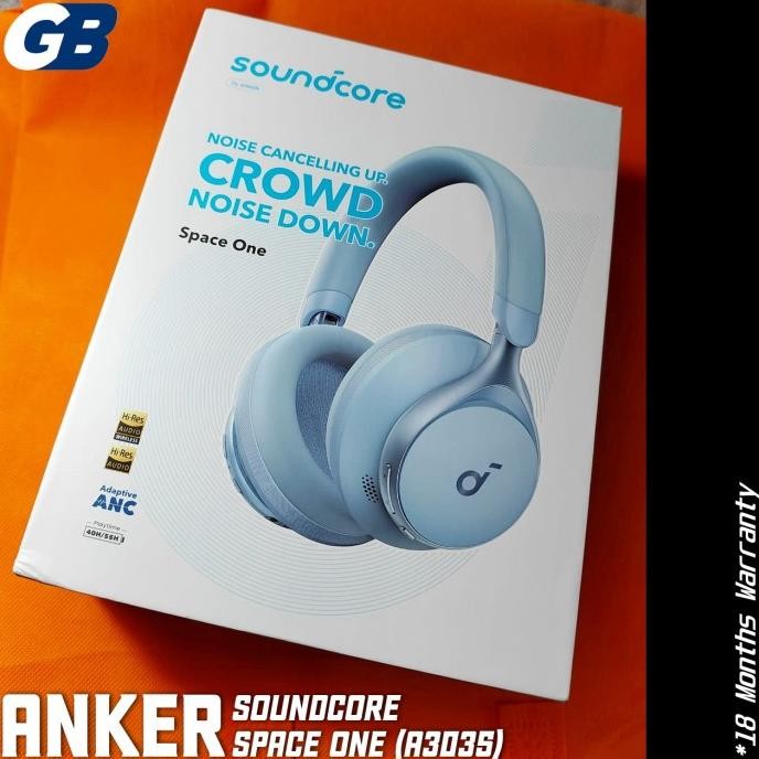 READY Anker Soundcore A3035 Space One LDAC ANC Bluetooth 5.3 Headphone