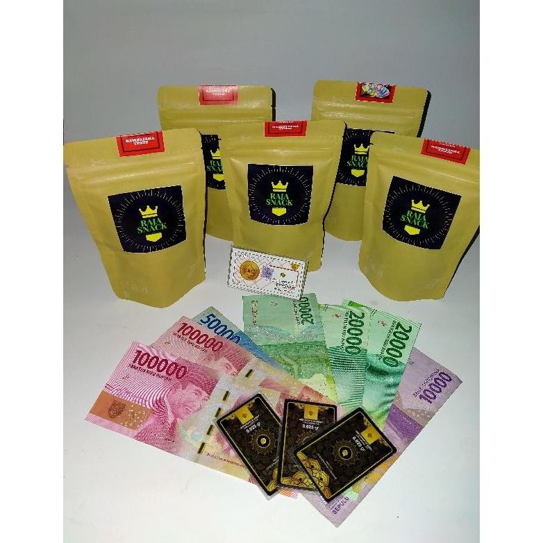 

RHH-1823 BARU SNACK RAJAA SNACK BERHADIAH UANG DAN EMAS Original