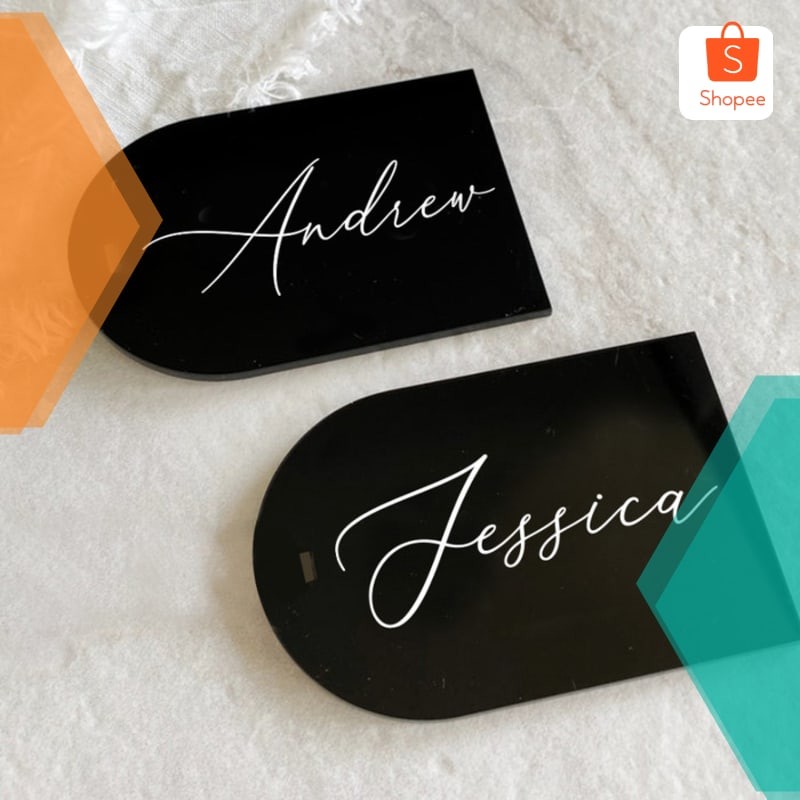 

Murah Custom Acrylic Hang Tag Gantungan Gift Hampers Kado Hangtag Akrilik Elegan