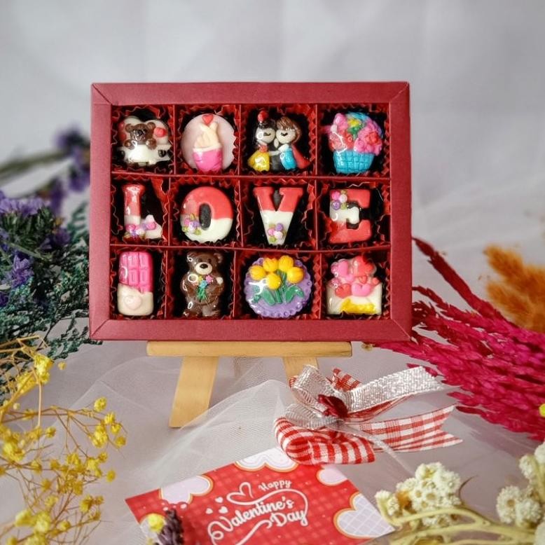 

gh-67 S12 valentine kado coklat love hadiah hari kasih sayang 14 February pacar BESTie sahabat Hemat