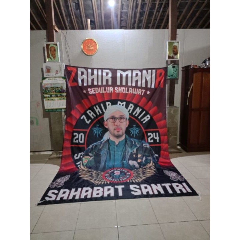 BENDERA AZ ZAHIR MANIA UKURAN 4X2 METER