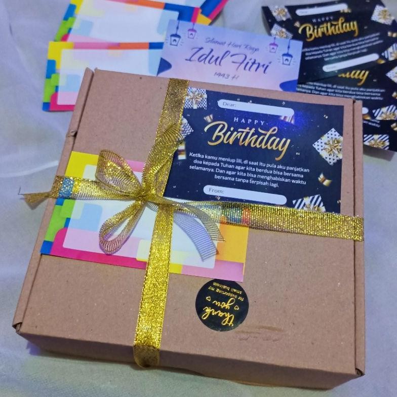 

aw-96 BISA COD kemeja cowo / kado/hampers gift Box / free Kartu ucapan Bisa request ucapan Viral