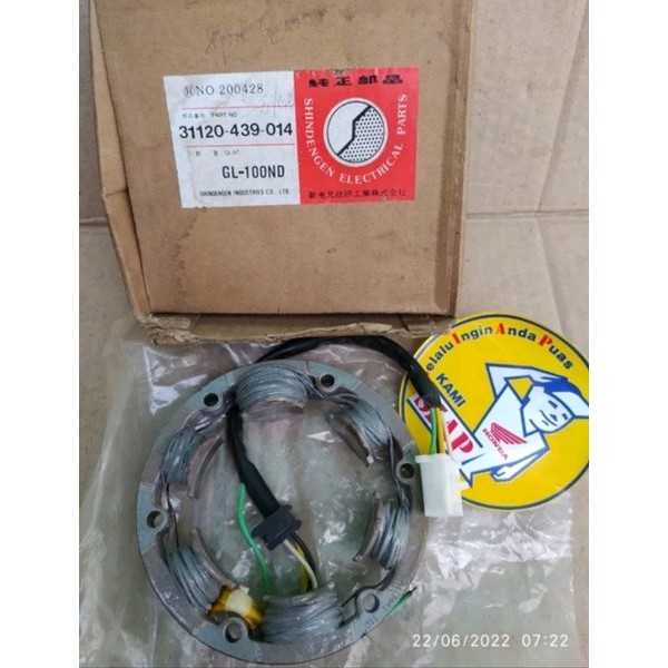 Spull Spul Honda Gl100 Gl125 Gl 100 Gl 125 Platina Sub Cb100 Cb125 Cb 100 Cb 125  Original Ori Baran