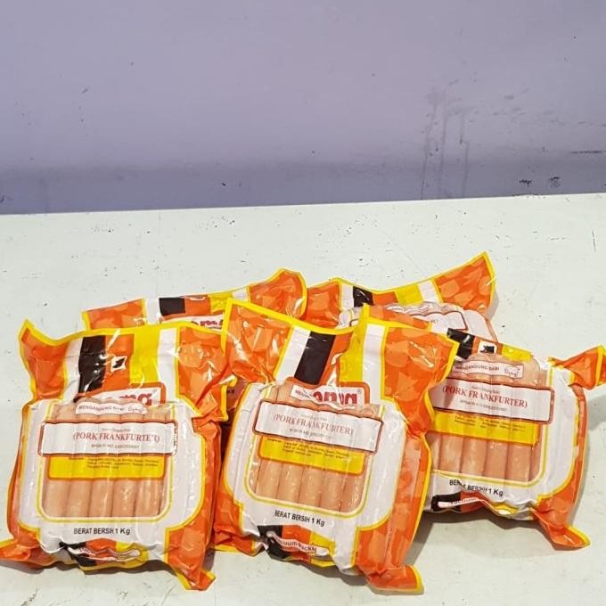 

PORK FRANKFURTER SOSIS BABI BALI @1kg GGS