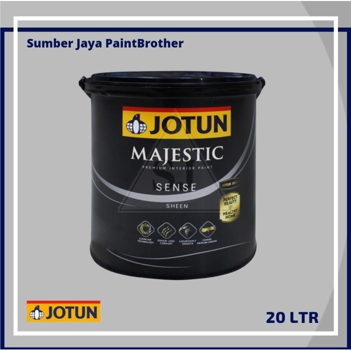 Masih Ada Cat Tembok Jotun Majestic Sense 20Ltr - 9918 / S0500-N Morning Fog